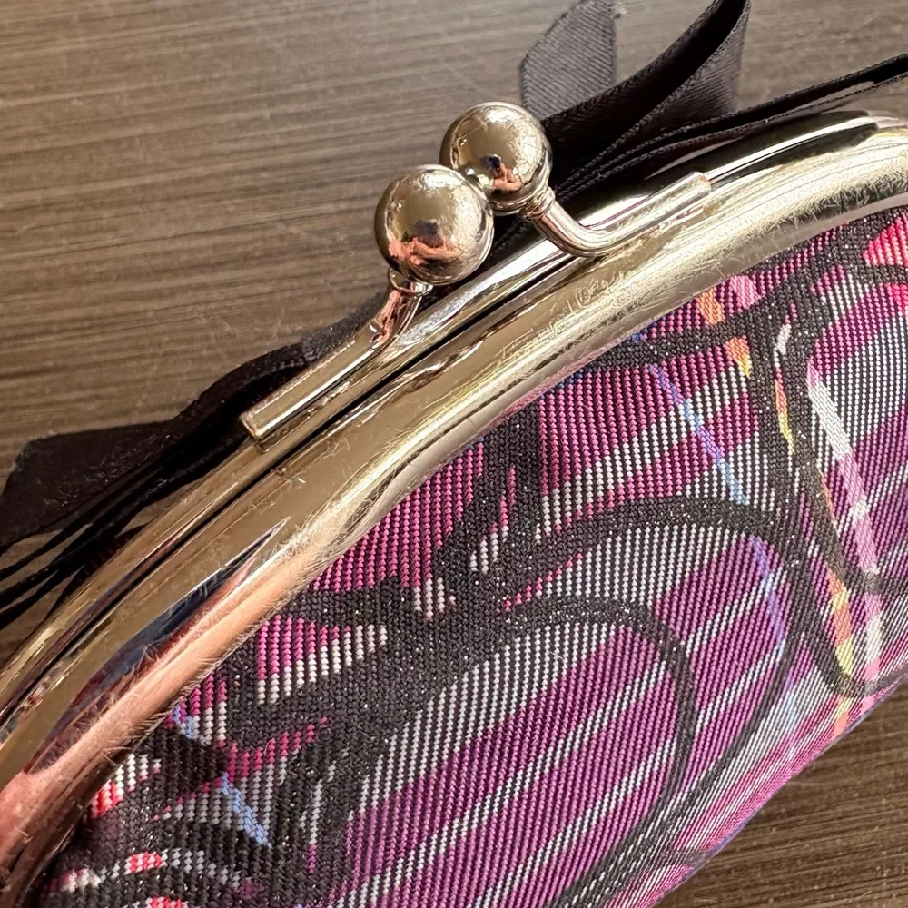 Coach Tartan Kisslock Mini (Purple/Pink) 2010 - Picture 5 of 8